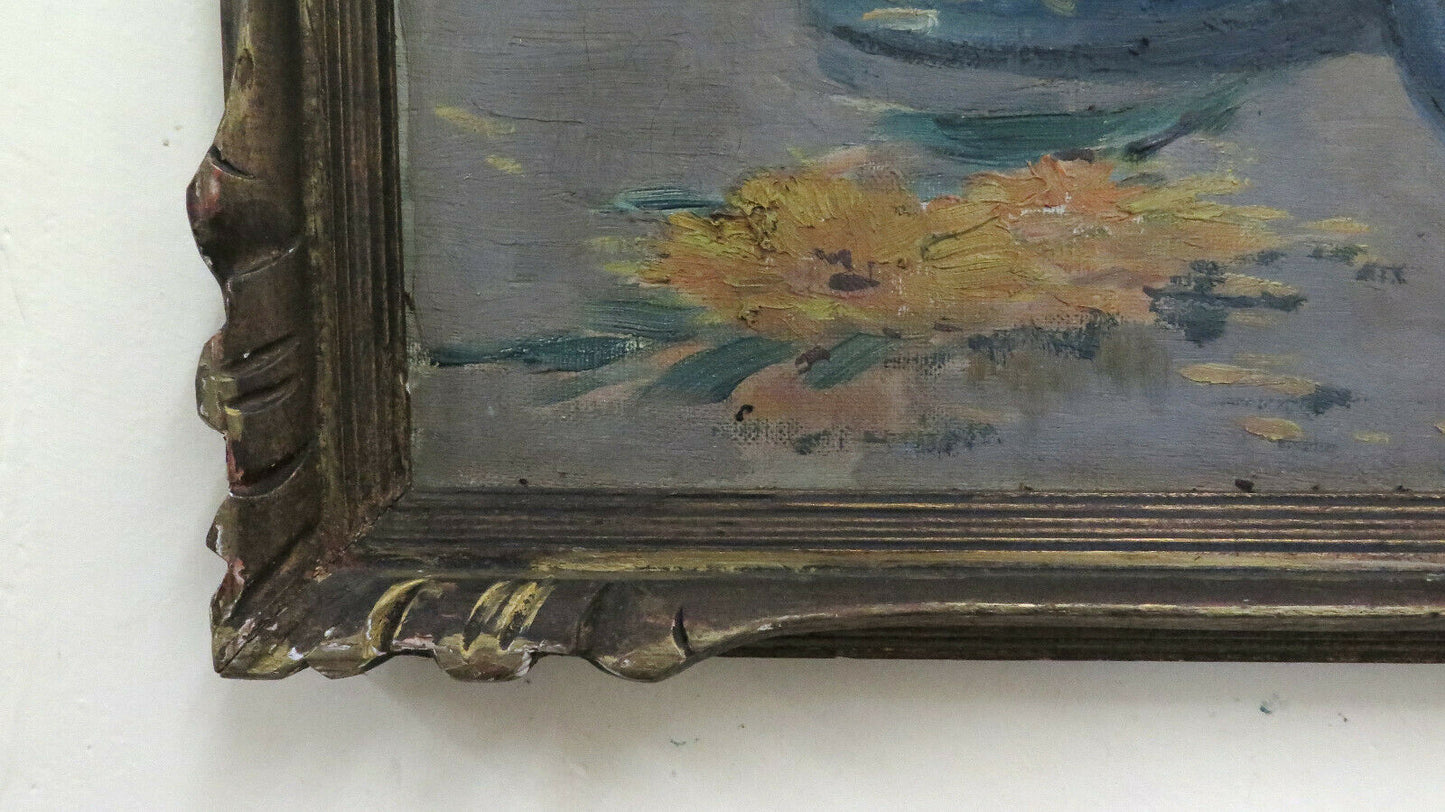 Louis Alexandre MARTINAGE detto GROZI QUADRO ANTICO NATURA MORTA OLIO TELA BM40