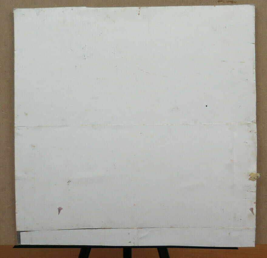 MODERN ABSTRACT VINTAGE PAINTING WATERCOLOR PAINTING WITH FROST TECHNIQUE P8