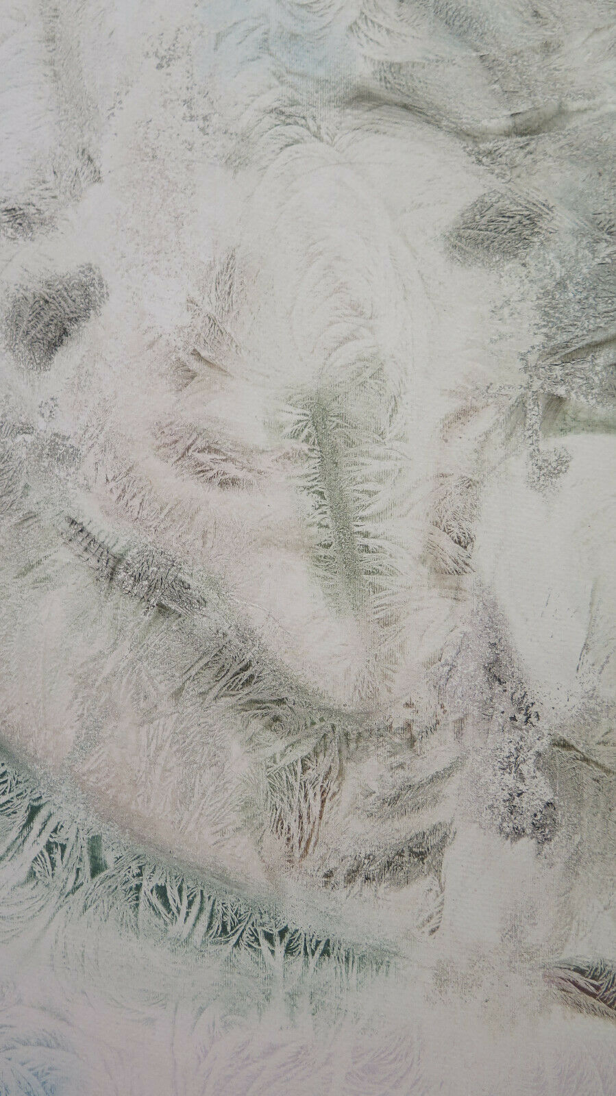 ORSO BIANCO ORSO POLARE QUADRO DIPINTO ACQUERELLO TECNICA DEL GELO ANNI 80 P35