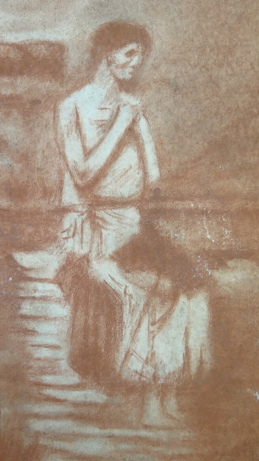 ANCIENT BLOOD DRAWING Pierre Duteurtre known as DUT SAINT JOHN THE BAPTIST BM53.1