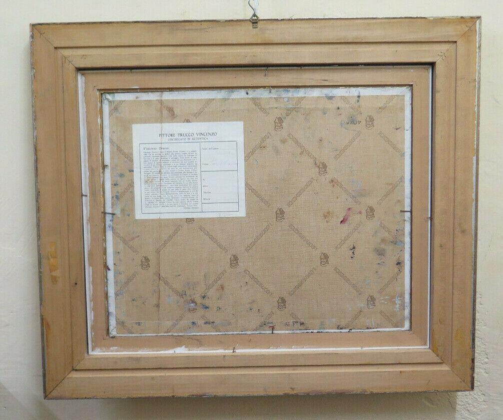 VINCENZO TRUCCO (19081993) QUADRO AD OLIO SU TELA FIRMATO PAESAGGIO B