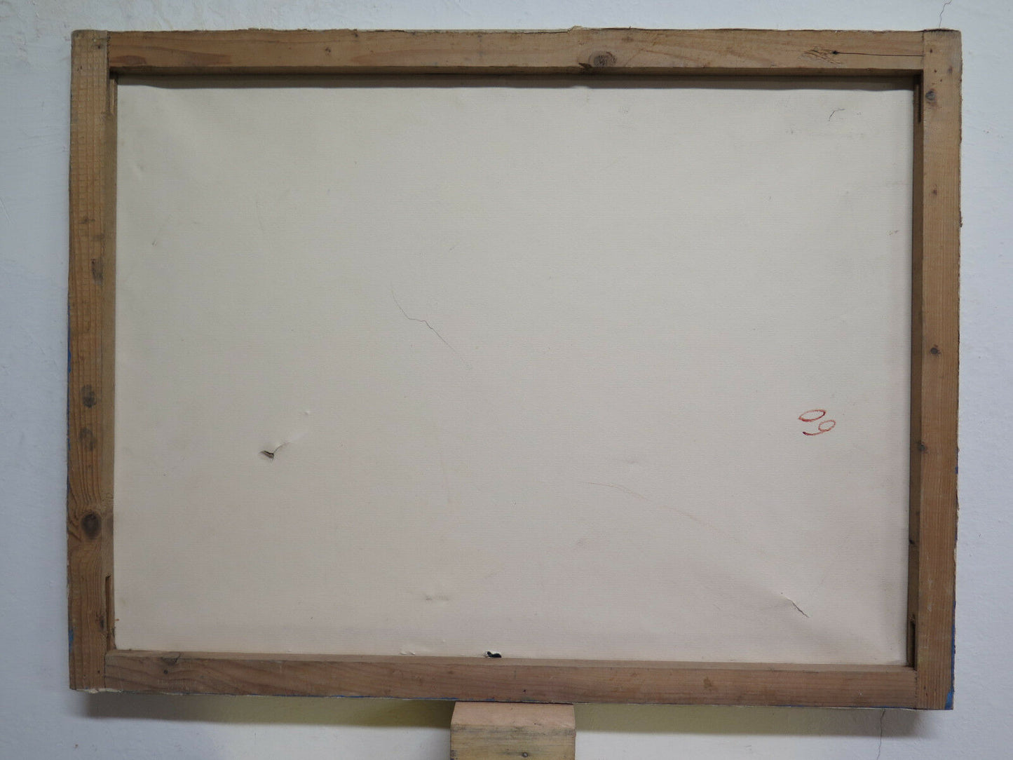 QUADRO ANTICO DIPINTO AD ACQUERELLO PAESAGGIO DI CAMPAGNA CON GARANZIA P27