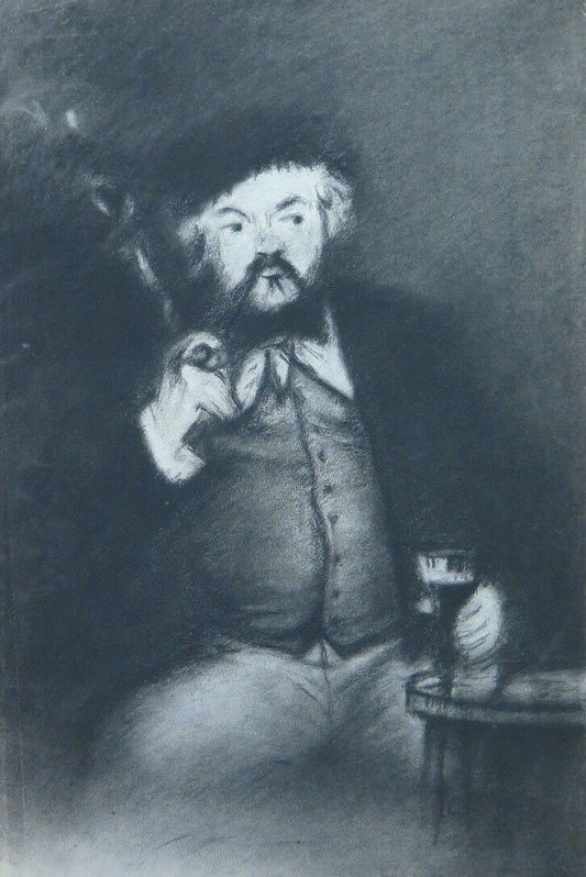 ANTIQUE PAINTING OF MALE PORTRAIT BY FRENCH ARTIST Pierre Duteurtre DUT BM53.1 