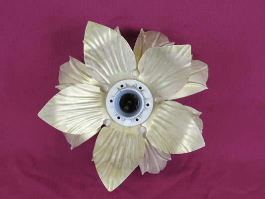 HANDMADE VINTAGE CEILING WALL LAMP LIGHT COLOR MAGNOLIA FLOWER CH8 d