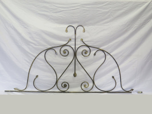 HEADBOARD IN WROUGHT IRON CLASSIC VINTAGE HEADBOARD DOUBLE BED 45 CH