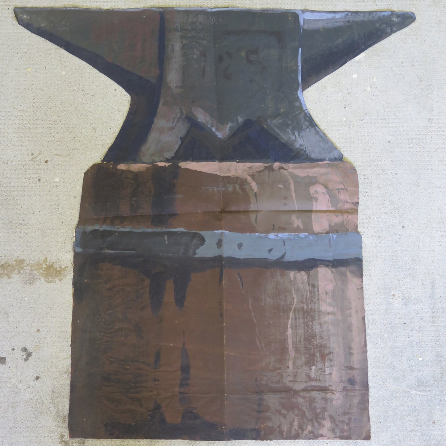 85x88 cm ANTICA SCENOGRAFIA FONDALE DA TEATRO TEATRALE INCUDINE DA FAB –  Belbello Antiques