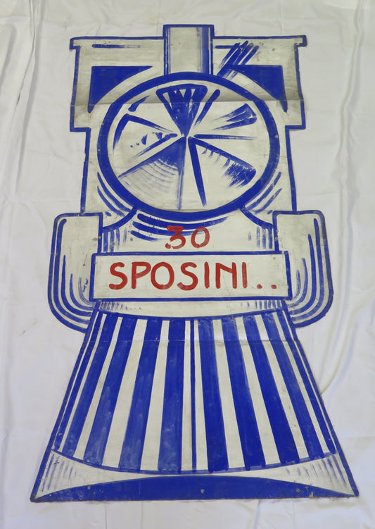 ANTIQUE THEATER PAINTING BACKGROUND FOR STAGE HAND PAINTED WEDDING GROUP CL1.4