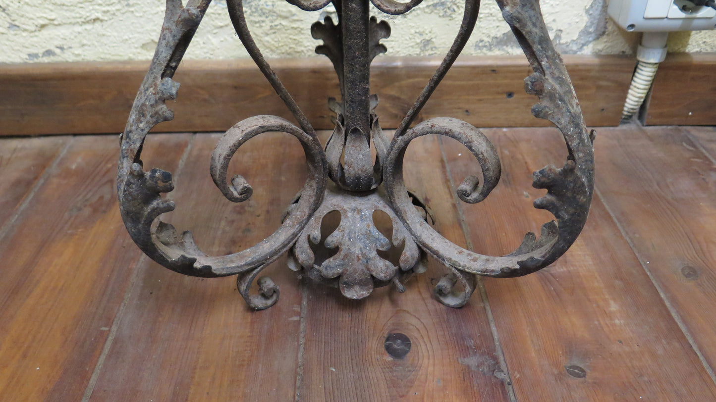 h220 LARGE HIGH WROUGHT IRON CHANDELIER IDEAL FOR HIGH CEILINGS