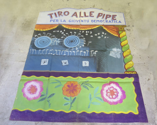 200x280 cm ANCIENT PAINTING FROM A BEGINNING OF THE CENTURY THEATER CL1.77