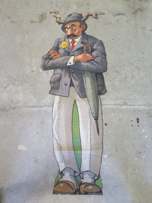 THE CORNED OLD THEATRICAL SET DESIGN MAN BACKGROUND NATURAL SIZE CL1.26