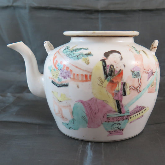 ANTIQUE CHINESE PORCELAIN TEAPOT CHINA ASIA BM13